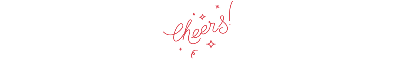Schriftzug Cheers