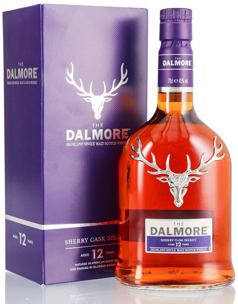 The Dalmore 12 YO Sherry Cask Whisky 43% vol. 0,70l
