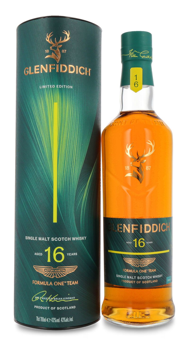Glenfiddich 16 YO Aston Martin 2nd Release Whisky 43% vol. 0,70l