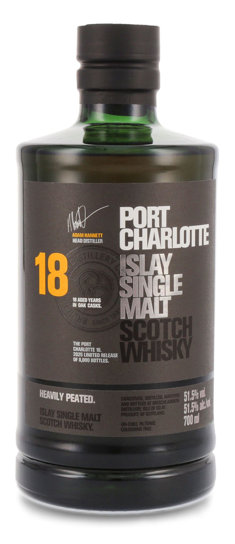 Port Charlotte 18 YO Islay Whisky 51,5% vol. 0,70l