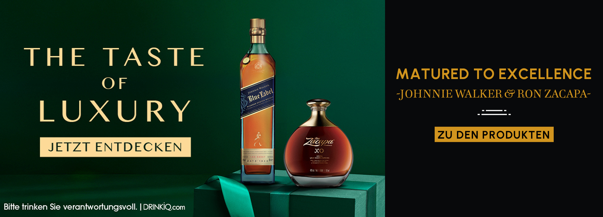 Johnnie Walker und Ron Zacapa