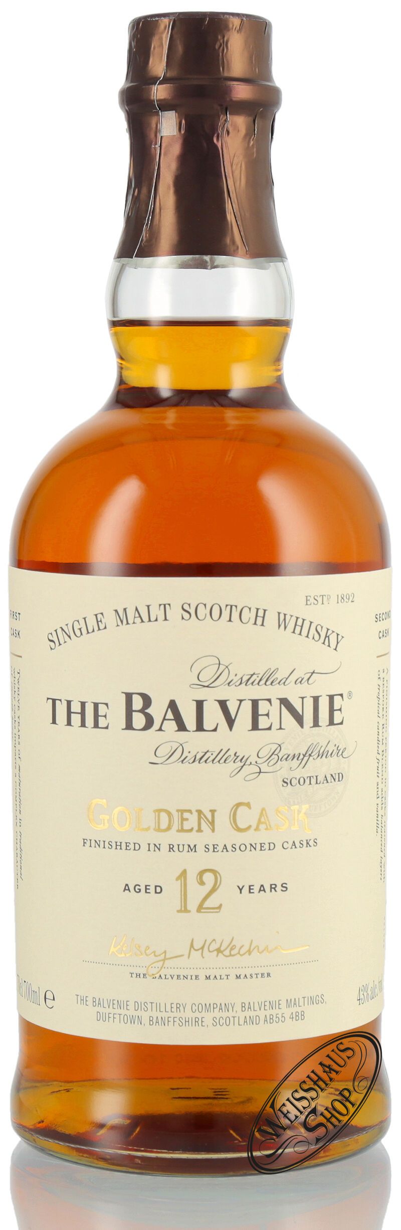 The Balvenie 12 YO Golden Cask Whisky 43% vol. 0,70l B-Ware The Balvenie 12 YO Golden Cask Whisky 43% vol. 0,70l B-Ware