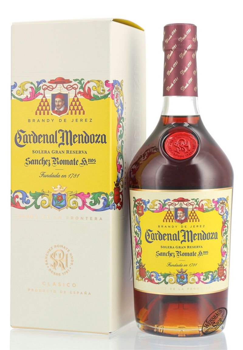Cardenal Mendoza Solera Gran Reserva Brandy 40% vol. 0,70l Cardenal Mendoza Solera Gran Reserva Brandy 40% vol. 0,70l