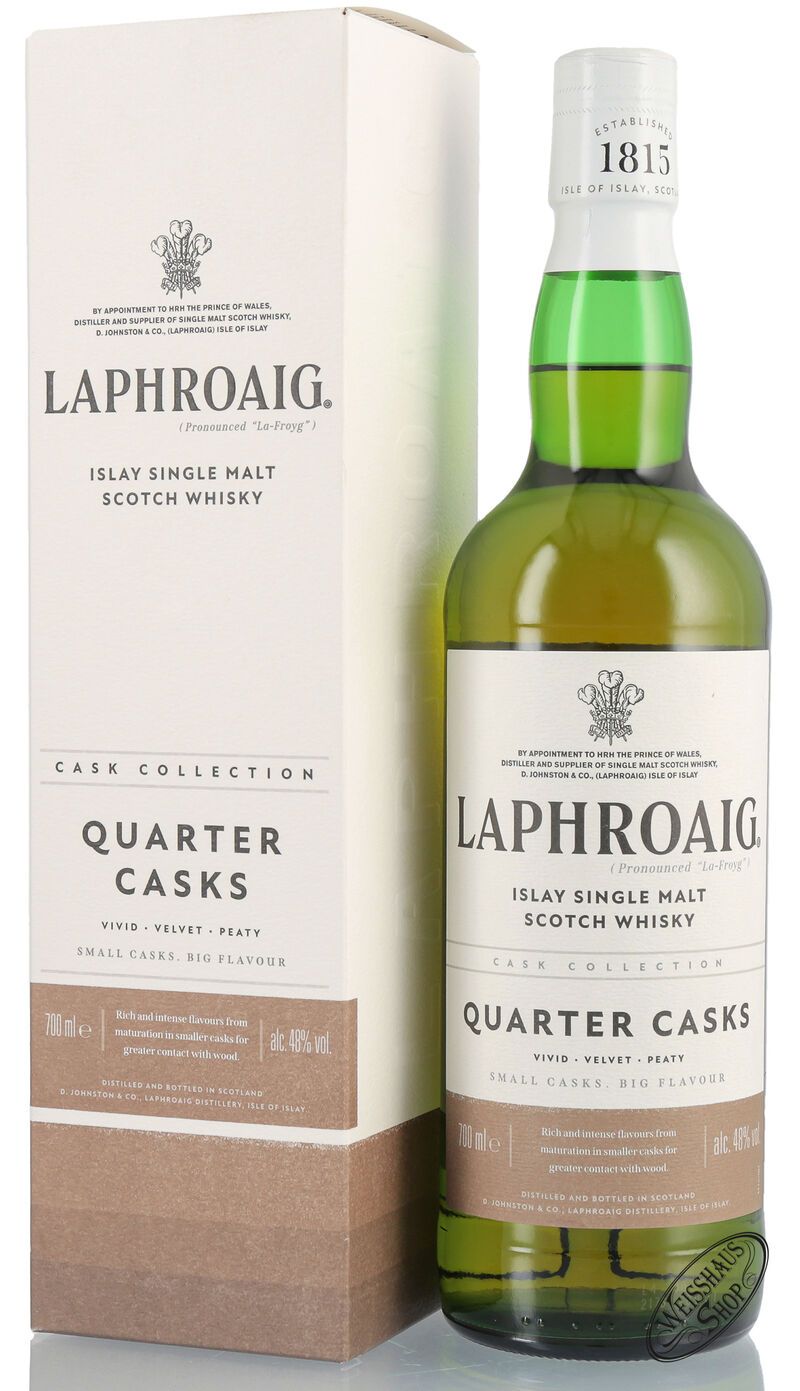 Laphroaig Quarter Cask Single Malt Whisky 48% vol. 0,70l