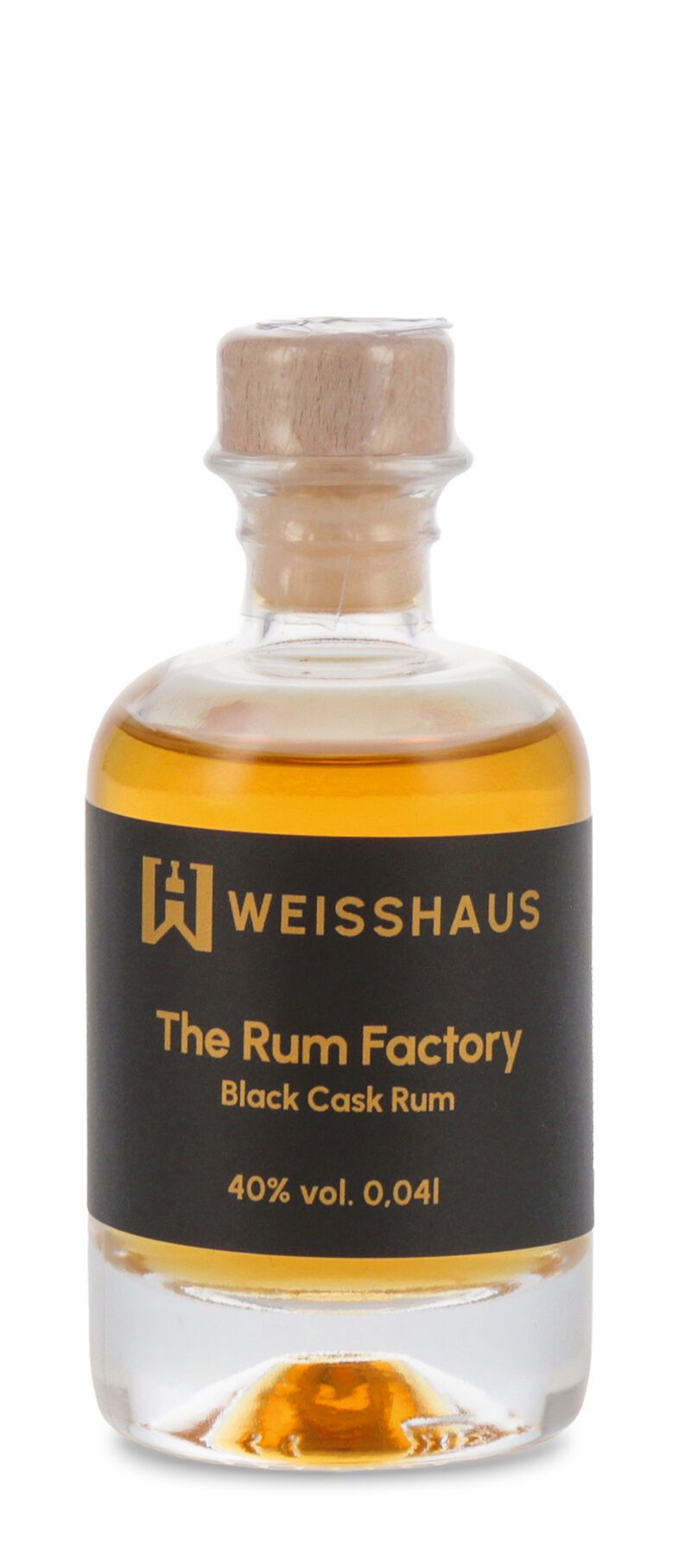 The Rum Factory Black Cask Rum 40% vol. 0,04l Weisshaus Sample