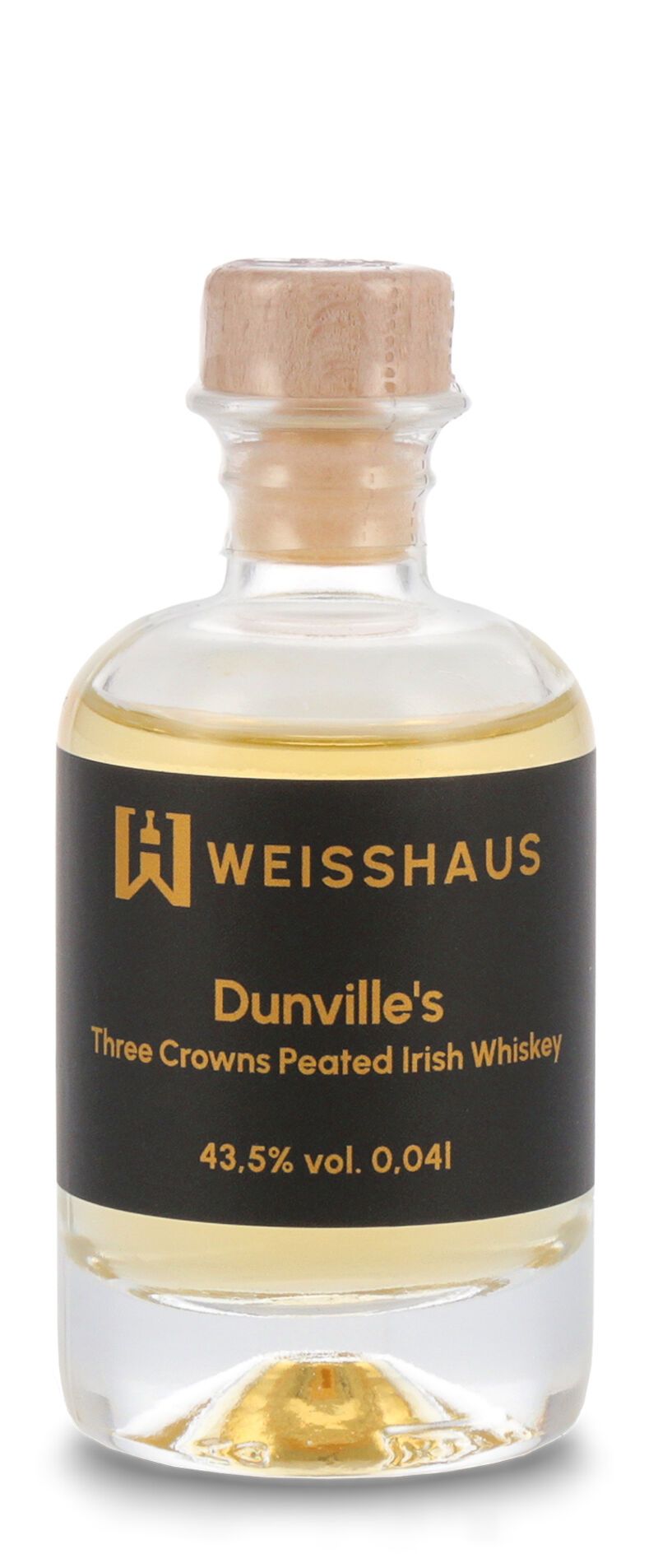 Dunville's Three Crowns Peated Irish Whiskey 43,5% vol. 0,04l Weisshaus Sample