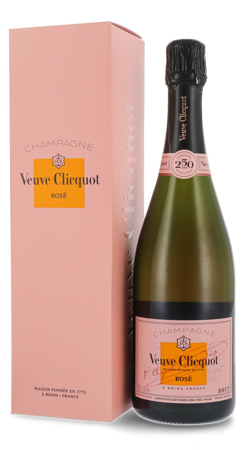 Veuve Clicquot Rosé Champagner 12,5% vol. 0,75l Geschenkkarton