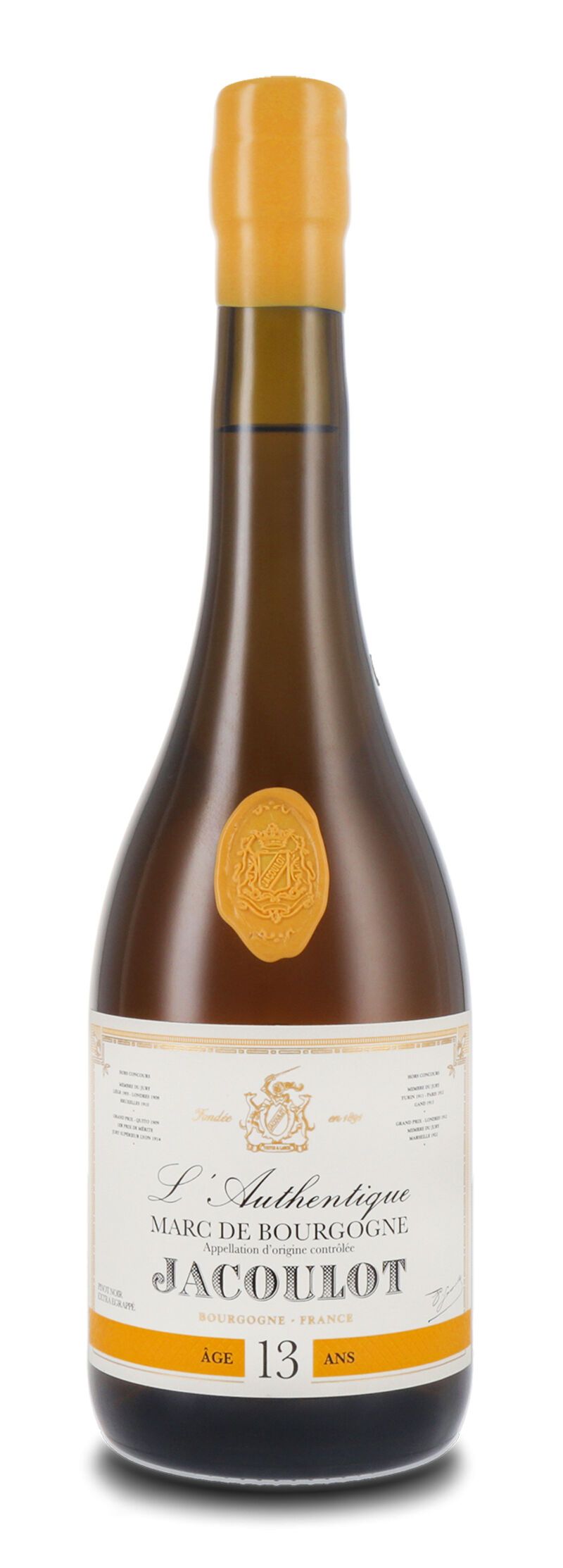 Jacoulot L'Authentique 13 YO Marc de Bourgogne 43% vol. 0,70l