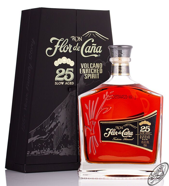 Flor de Cana Centenario 25 YO Rum 40% vol. 0,70l Flor de Cana Centenario 25 YO Rum 40% vol. 0,70l