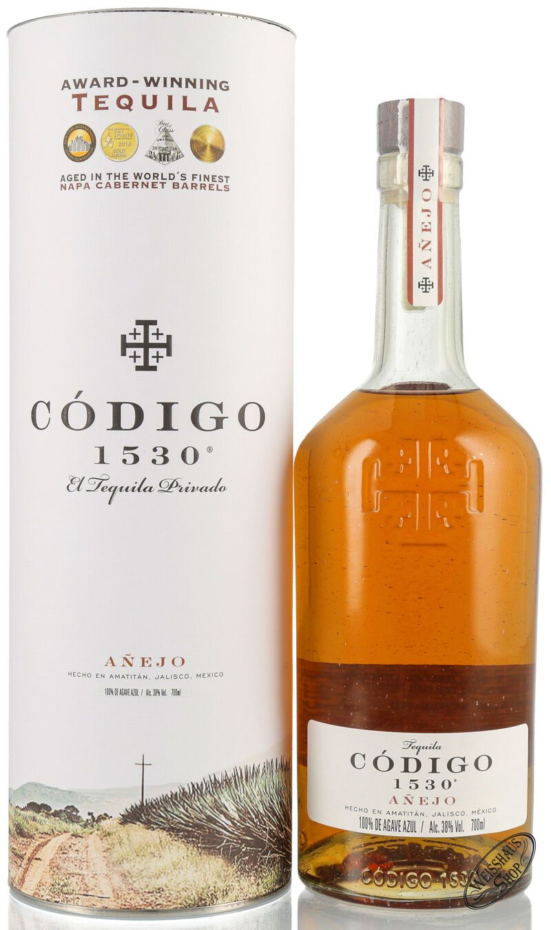 Codigo Tequila Anejo 38% vol. 0,70l Codigo Tequila Anejo 38% vol. 0,70l