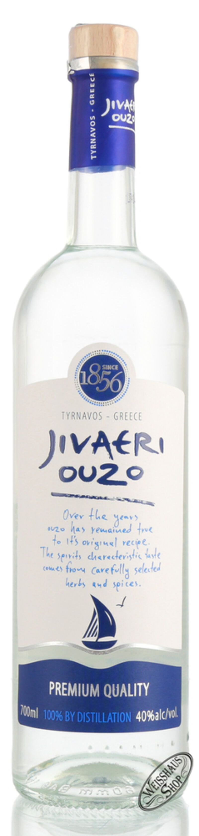 Ouzo Jivaeri 40% vol. 0,70l B-Ware