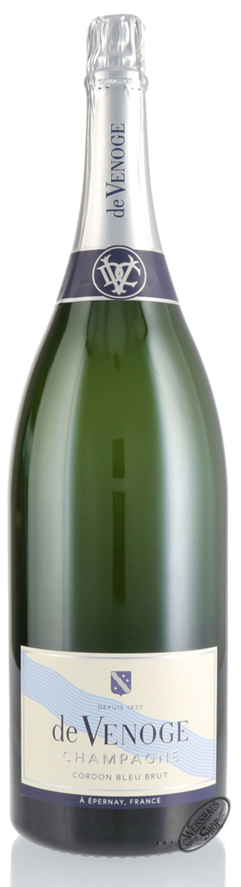 De Venoge Champagner Cordon Bleu Brut 12% vol. 12,0l Balthazar De Venoge Champagner Cordon Bleu Brut 12% vol. 12,0l Balthazar