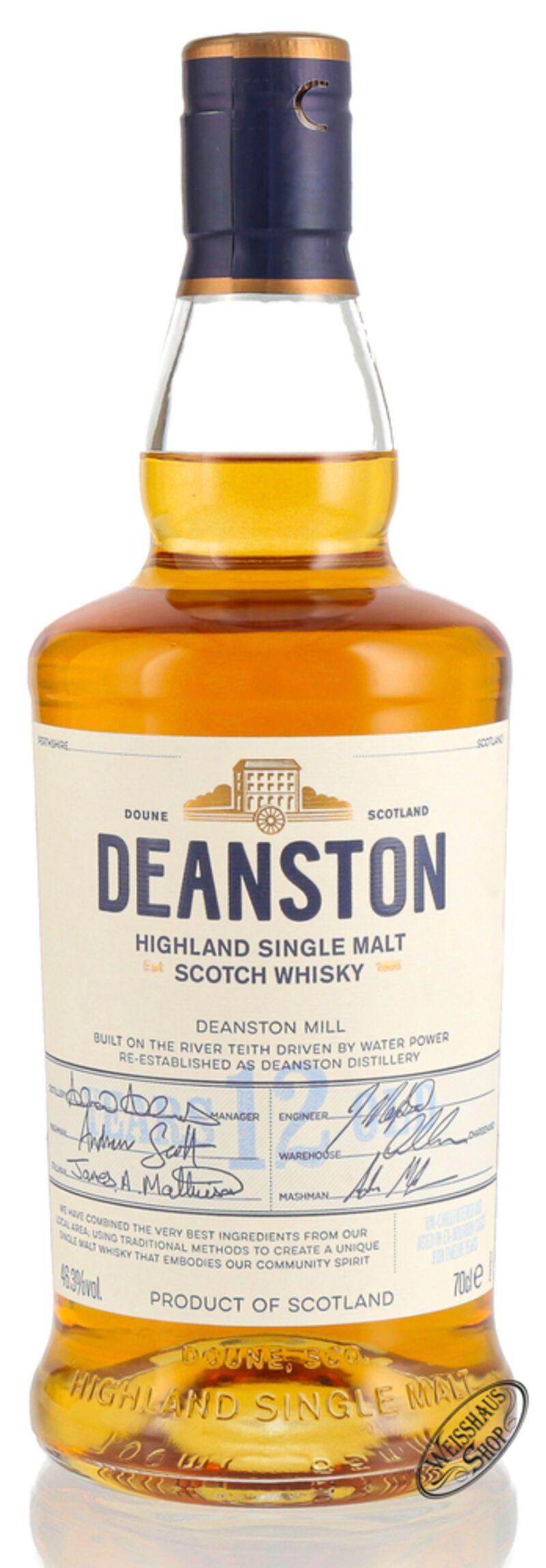 Deanston 12 YO Unchillfiltered Whisky 46,3% vol. 0,70l Deanston 12 YO Unchillfiltered Whisky 46,3% vol. 0,70l