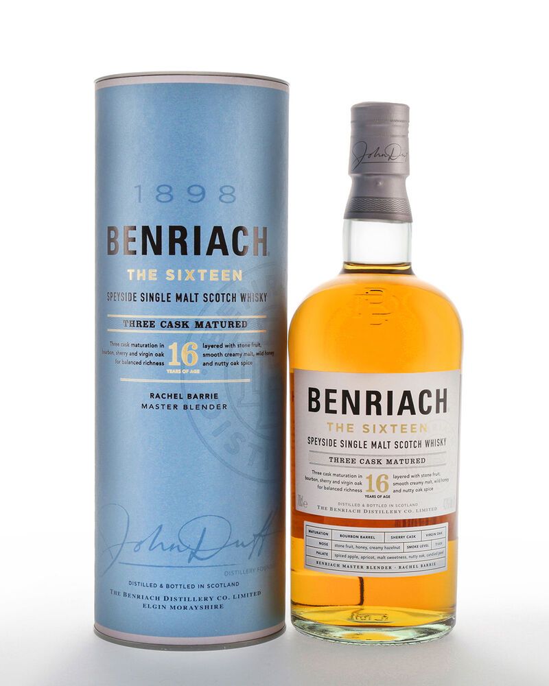 BenRiach The Sixteen 16 YO Whisky 43% vol. 0,70l BenRiach The Sixteen 16 YO Whisky 43% vol. 0,70l