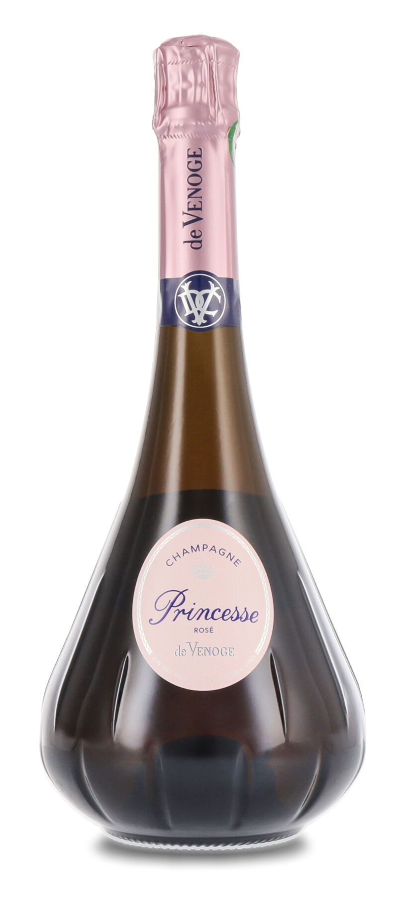De Venoge Princesse Champagner Rosé 12% vol. 0,75l Geschenkkarton