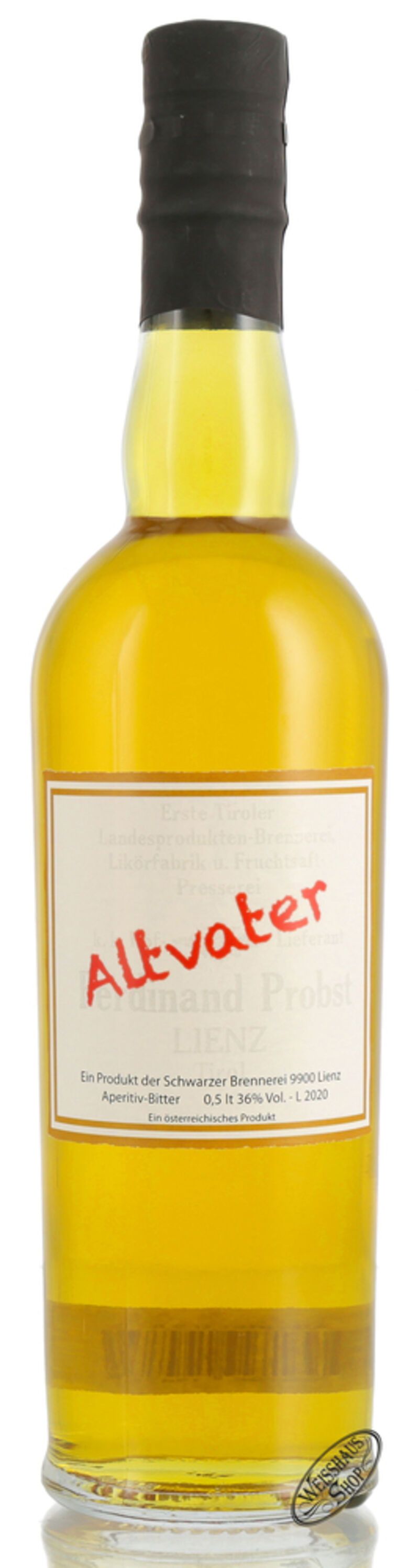 Schwarzer Altvater 36% vol. 0,50l Schwarzer Altvater 36% vol. 0,50l