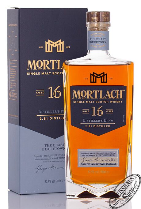Mortlach 16 YO Single Malt Whisky 43,4% vol. 0,70l Mortlach 16 YO Single Malt Whisky 43,4% vol. 0,70l