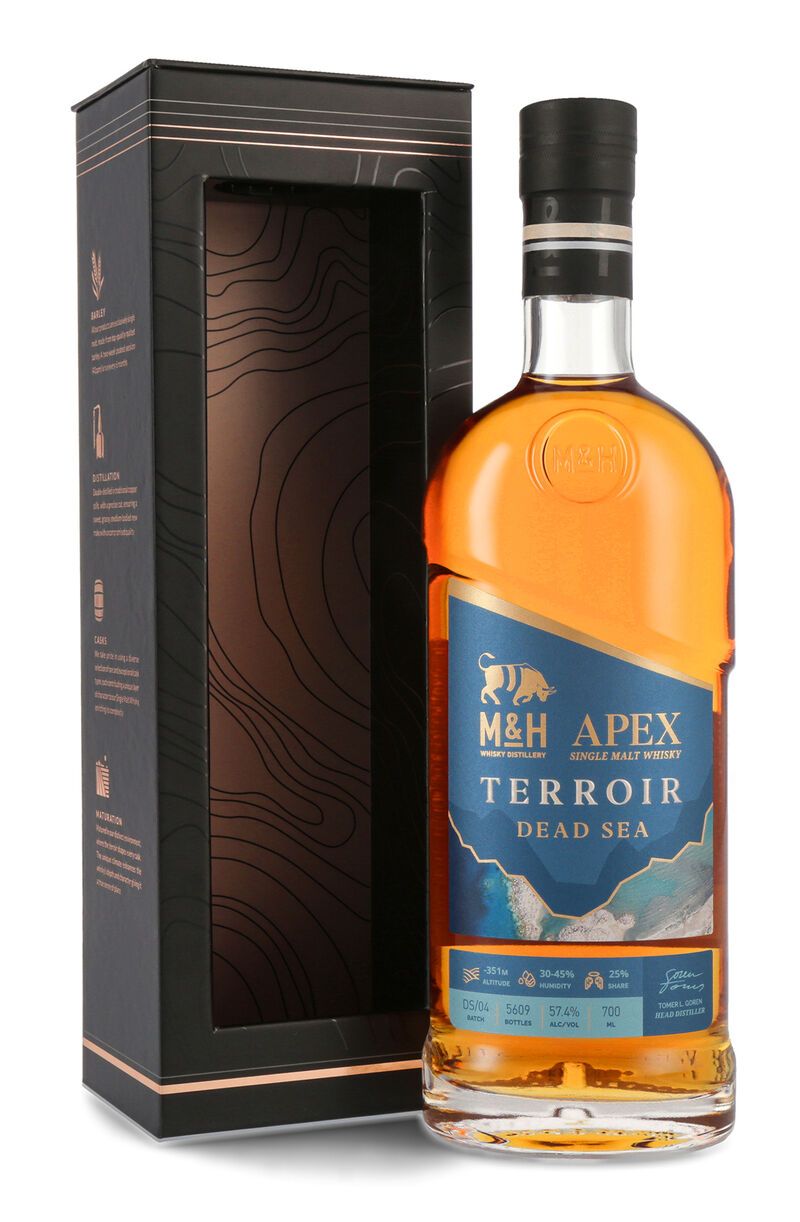 M&H APEX Dead Sea Edition 4 Whisky 57,4% vol. 0,70l M&H APEX Dead Sea Edition 4 Whisky 57,4% vol. 0,70l