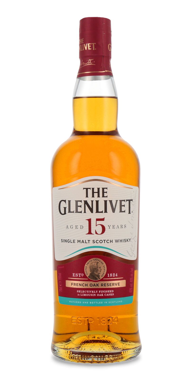 The Glenlivet 15 YO French Oak Reserve Whisky 40% vol. 0,70l