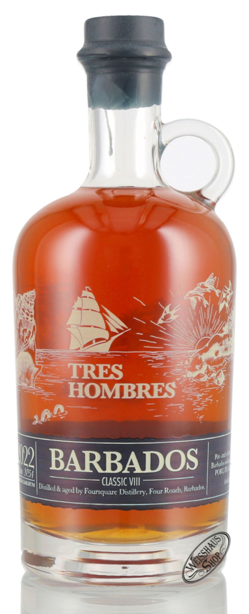 Tres Hombres Old Bajan 8 YO Rum 42,4% vol. 0,70l B-Ware