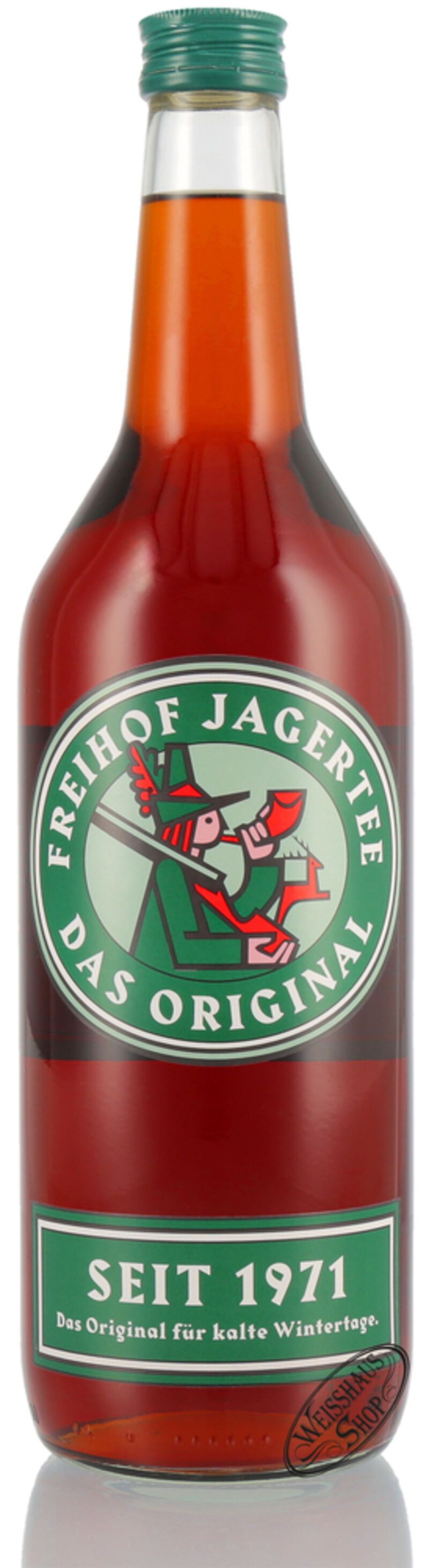 Freihof Jagertee 40% vol. 1,0l B-Ware