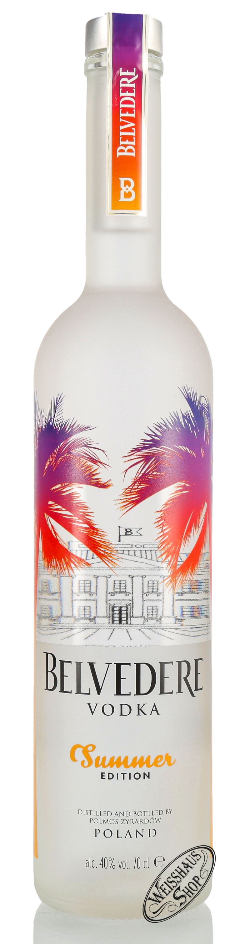 Belvedere Pure Summer Edition Vodka 40% vol. 0,70l