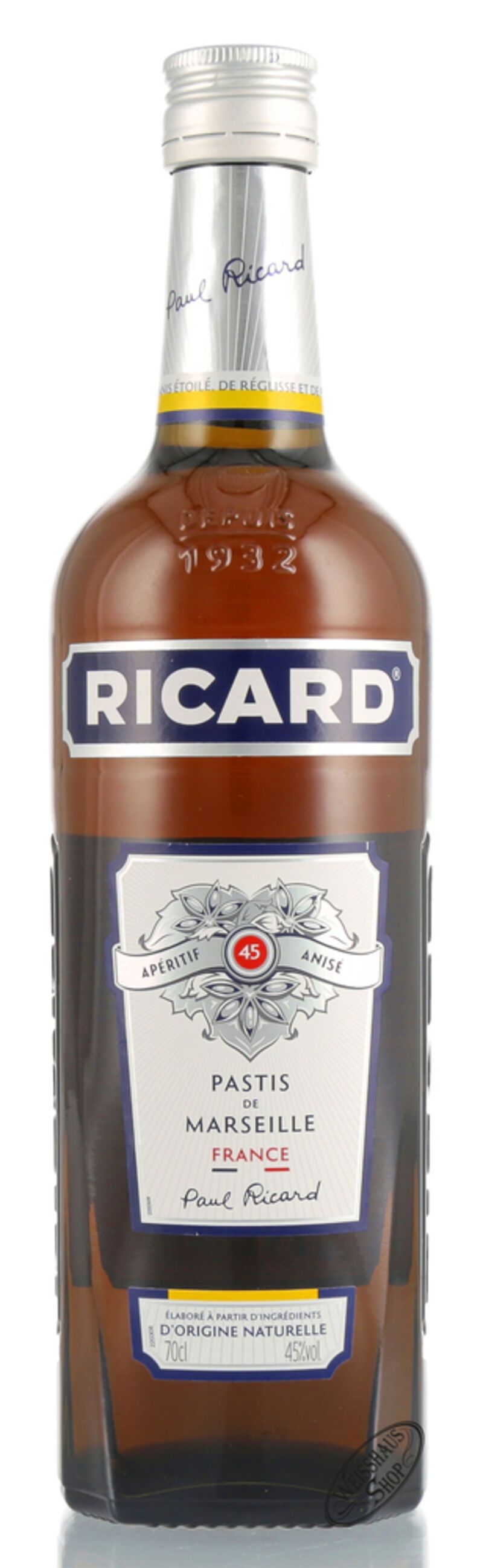 Ricard Pastis 45% vol. 0,70l B-Ware