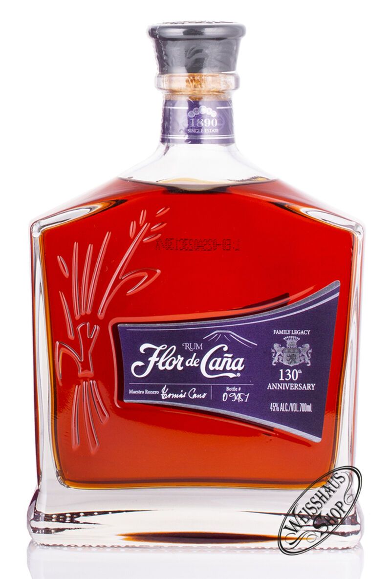 Flor de Cana 130th Anniversary Rum 45% vol. 0,70l