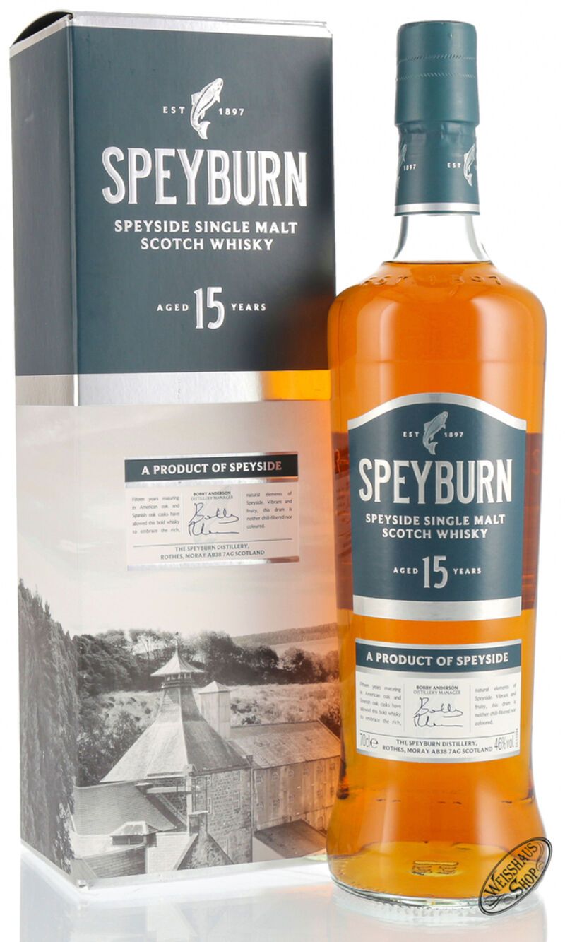 Speyburn 15 YO Whisky 46% vol. 0,70l