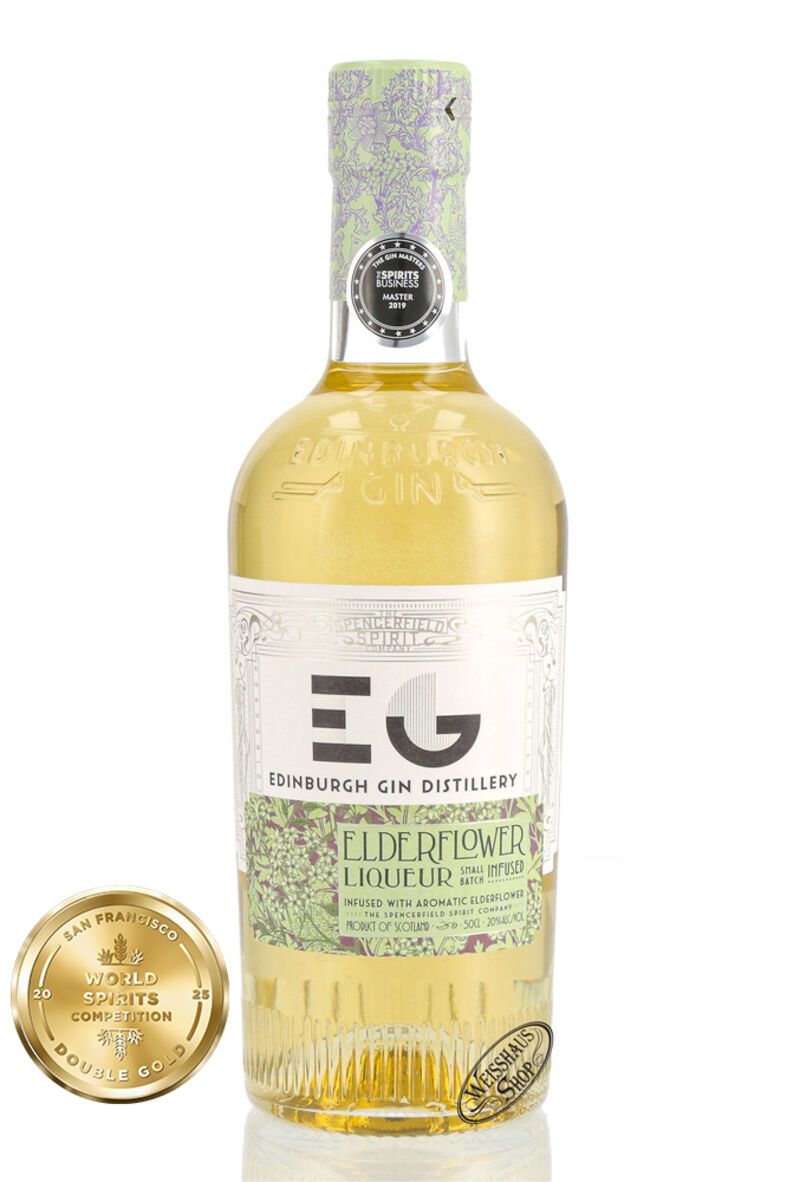 Edinburgh Elderflower Gin Liqueur 20% vol. 0,50l Edinburgh Elderflower Gin Liqueur 20% vol. 0,50l