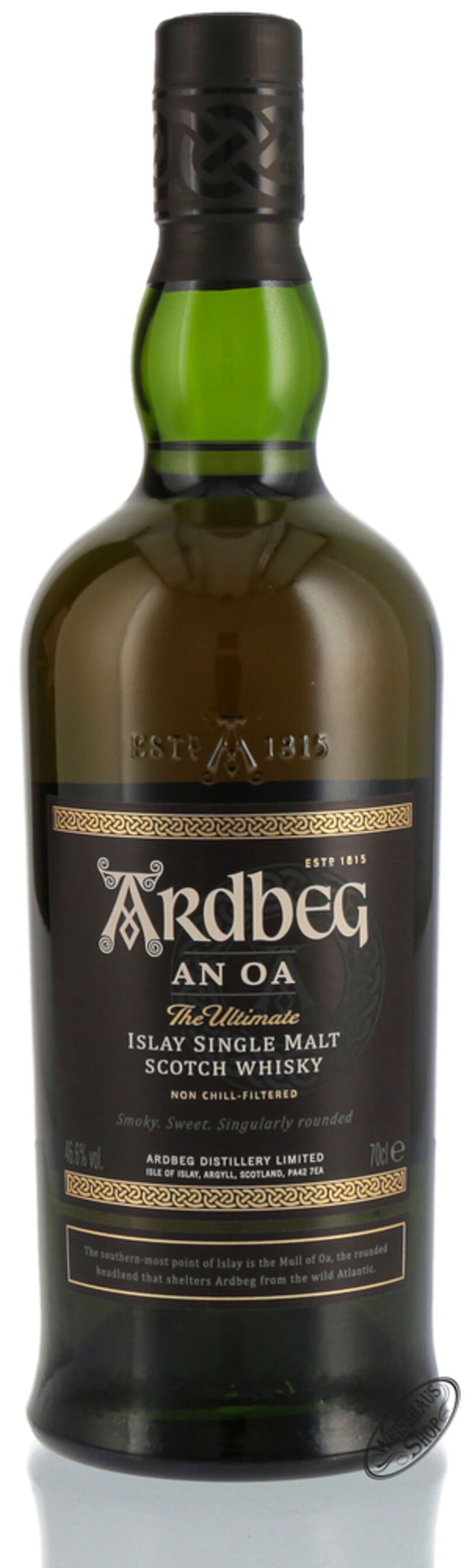 Ardbeg AN OA Islay Whisky 46,6% vol. 0,70l Ardbeg AN OA Islay Whisky 46,6% vol. 0,70l