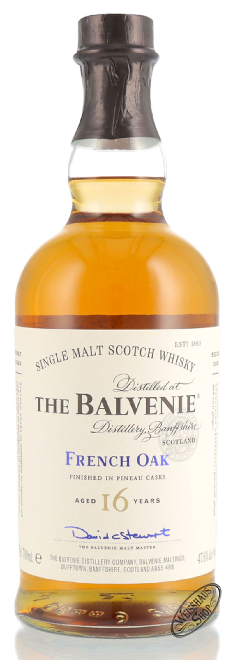 The Balvenie 16 YO French Oak Whisky 47,6% vol. 0,70l The Balvenie 16 YO French Oak Whisky 47,6% vol. 0,70l