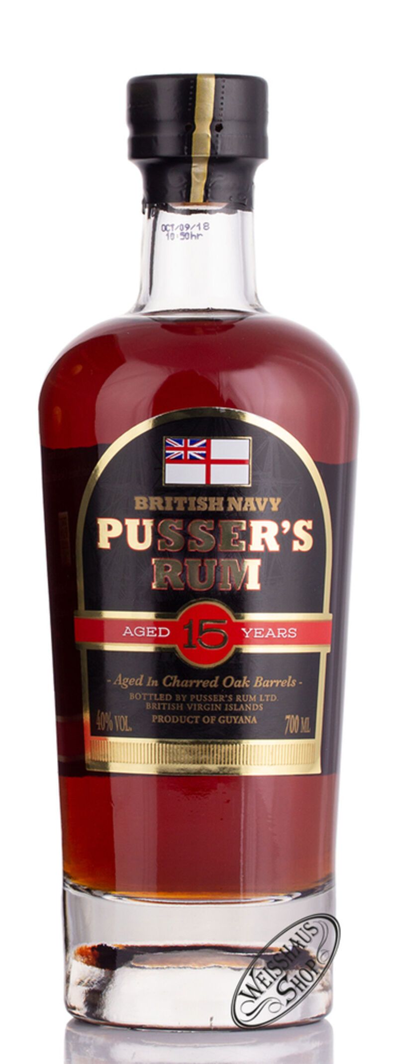 Pusser's Navy Rum Nelson's Blood 15 YO Rum 40% vol. 0,70l B-Ware Pusser's Navy Rum Nelson's Blood 15 YO Rum 40% vol. 0,70l B-Ware