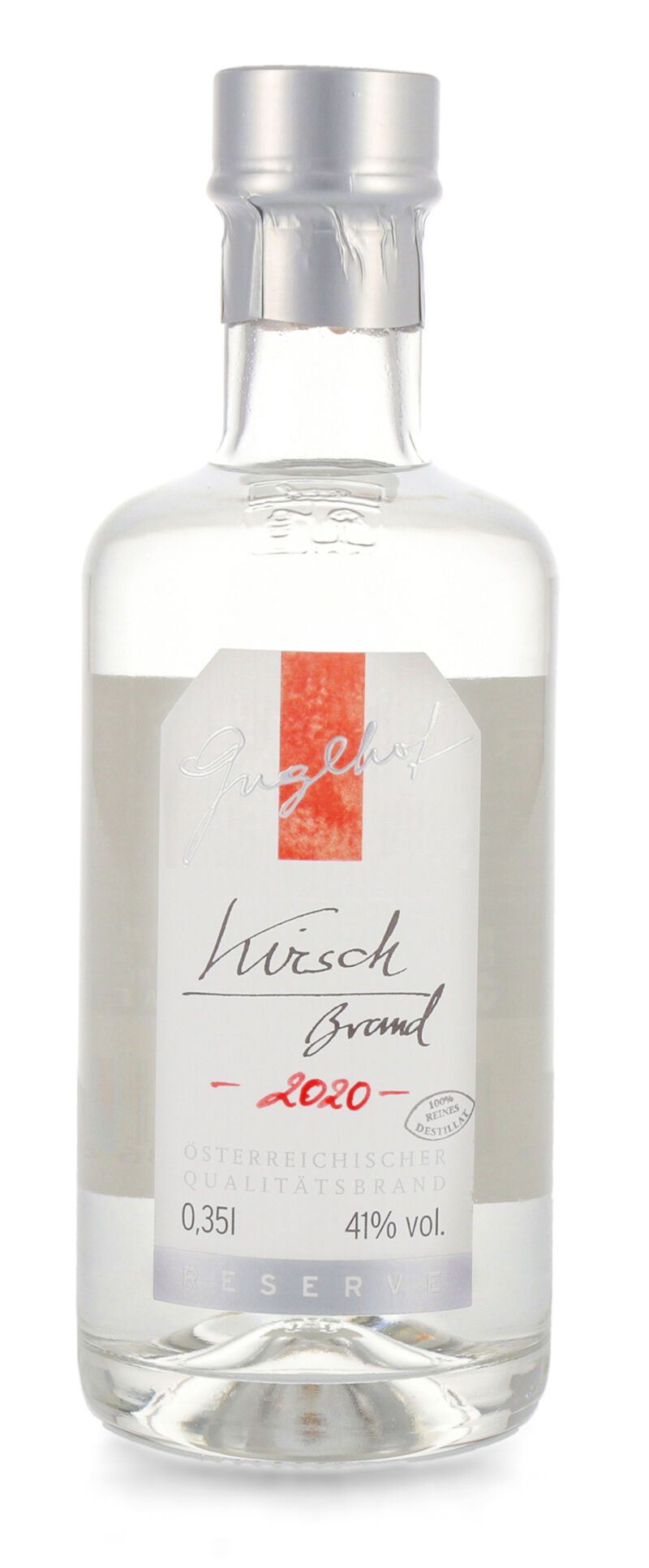 Guglhof Wildkirsch Brand 41% vol. Jahrgangsbrand 0,35l Guglhof Wildkirsch Brand 41% vol. Jahrgangsbrand 0,35l
