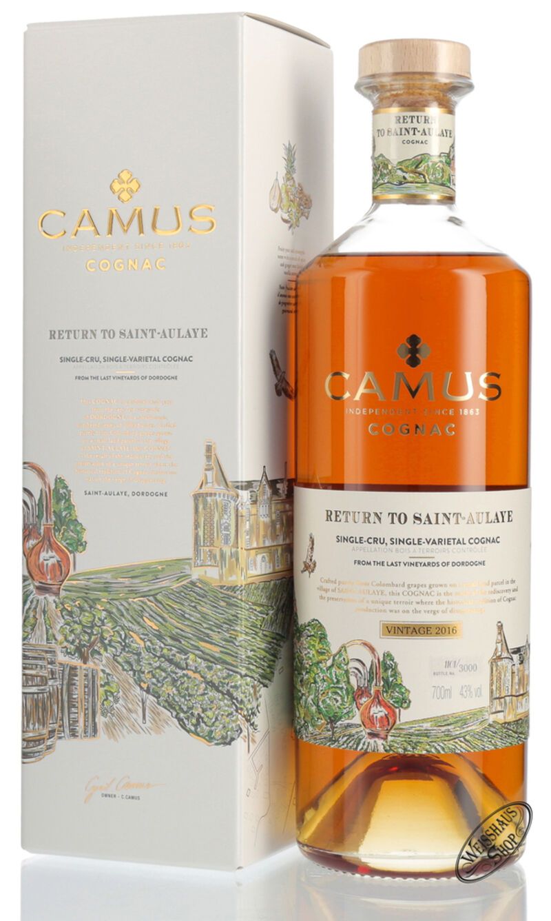 Camus Return to Saint-Aulaye Cognac 43% vol. 0,70l Camus Return to Saint-Aulaye Cognac 43% vol. 0,70l
