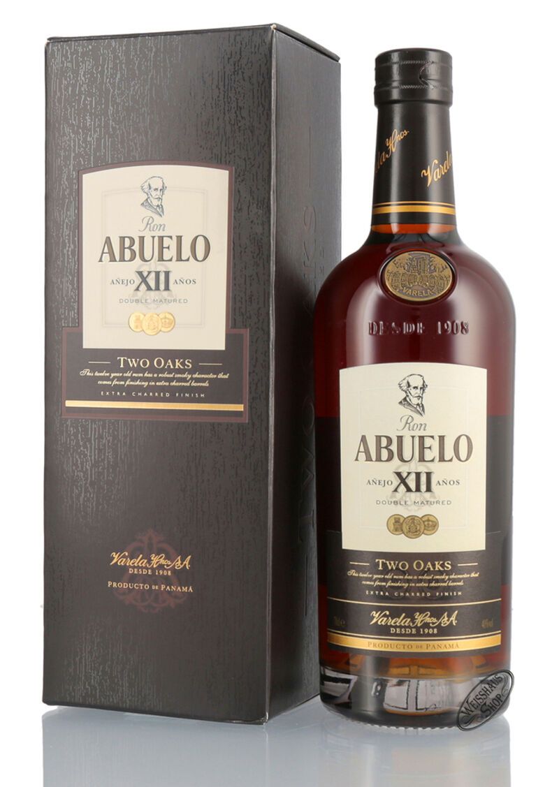 Ron Abuelo Two Oaks Rum 40% vol. 0,70l