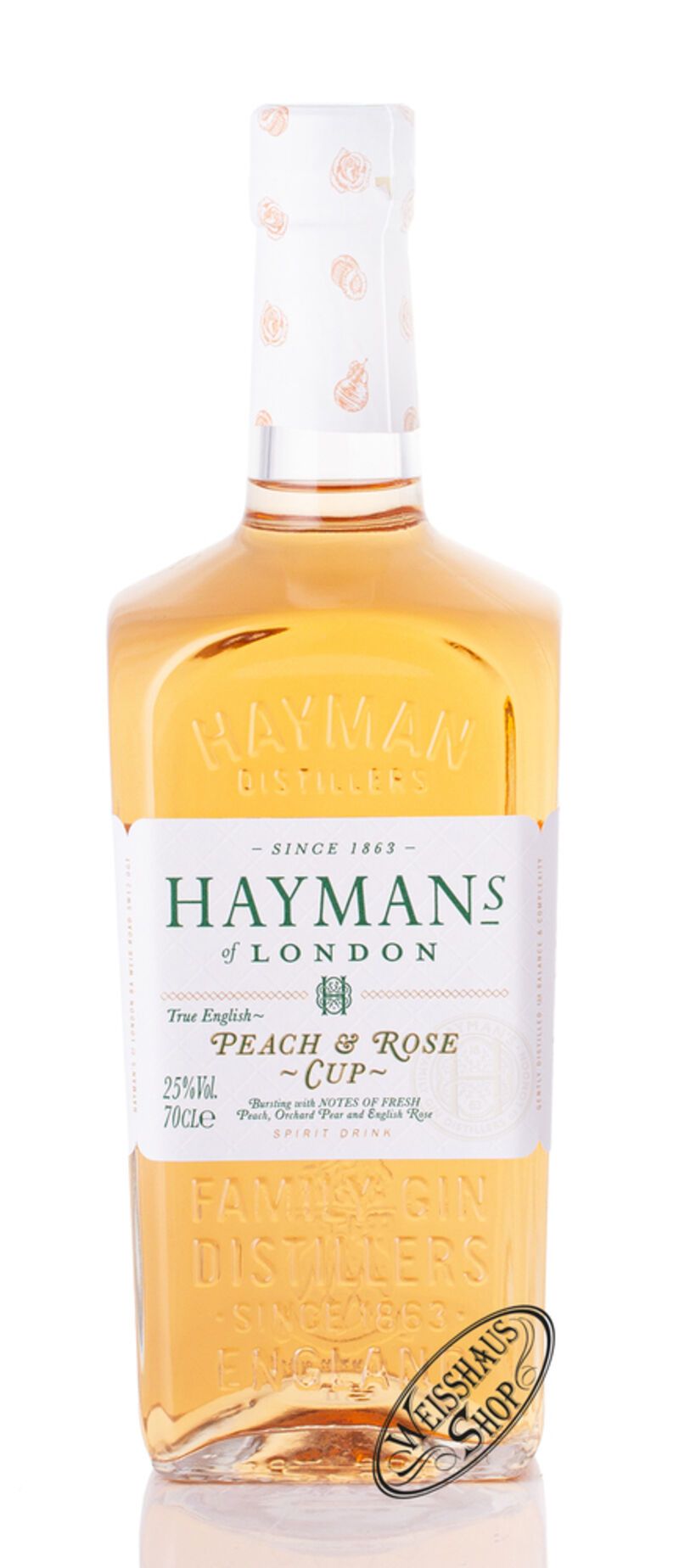 Hayman's Peach & Rose Cup Gin 25% vol. 0,70l Hayman's Peach & Rose Cup Gin 25% vol. 0,70l