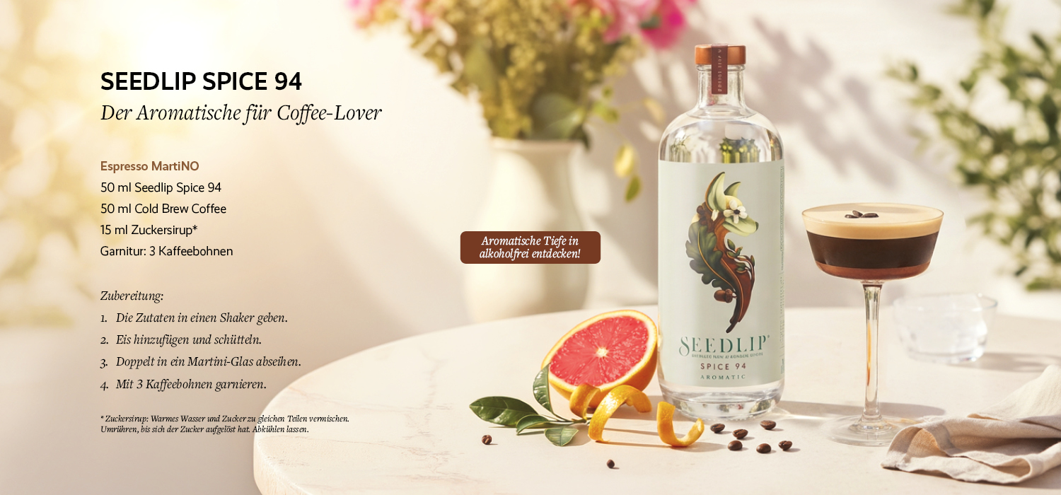 Seedlip Spice 94 Cocktail