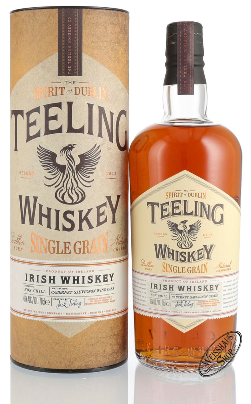 Teeling Single Grain Irish Whiskey 46% vol. 0,70l Teeling Single Grain Irish Whiskey 46% vol. 0,70l