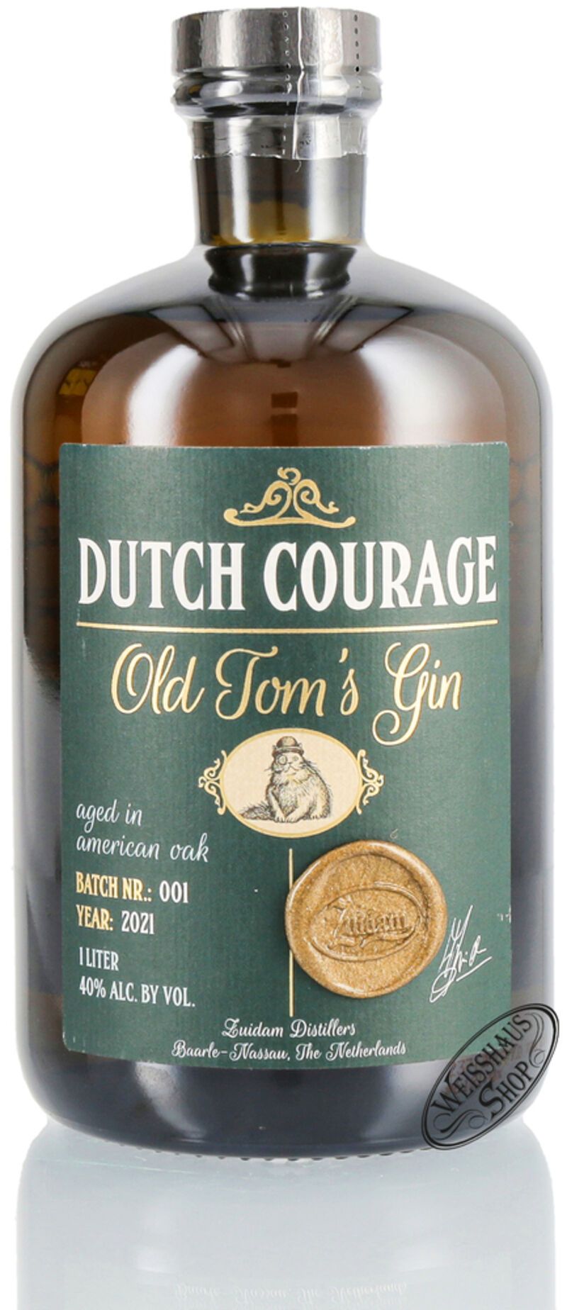 Zuidam Dutch Courage Old Tom Gin 40% vol. 1,0l Zuidam Dutch Courage Old Tom Gin 40% vol. 1,0l
