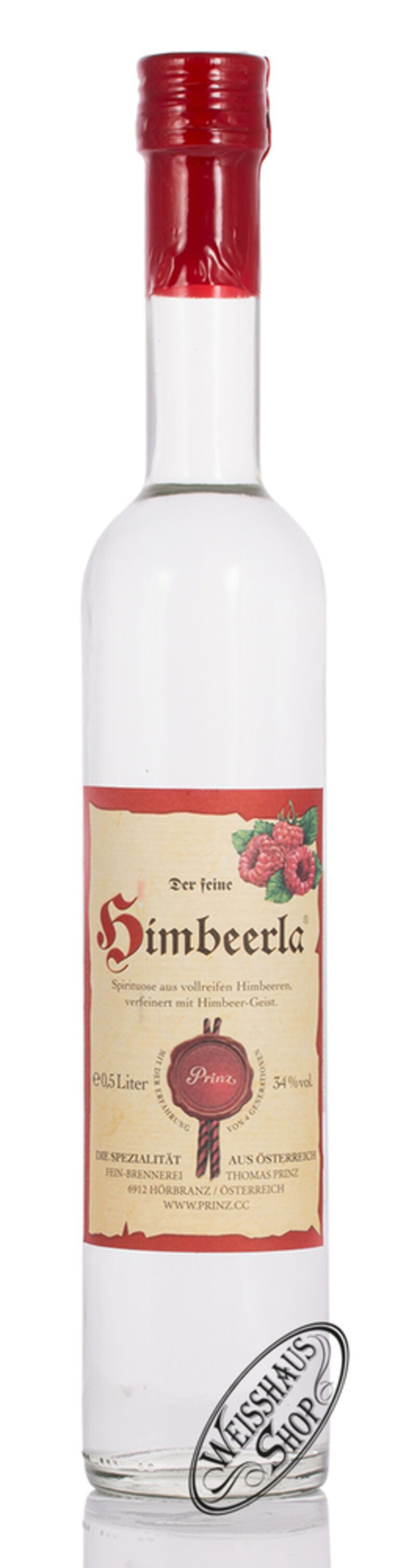 Prinz Himbeerla 34% vol. 0,50l Prinz Himbeerla 34% vol. 0,50l