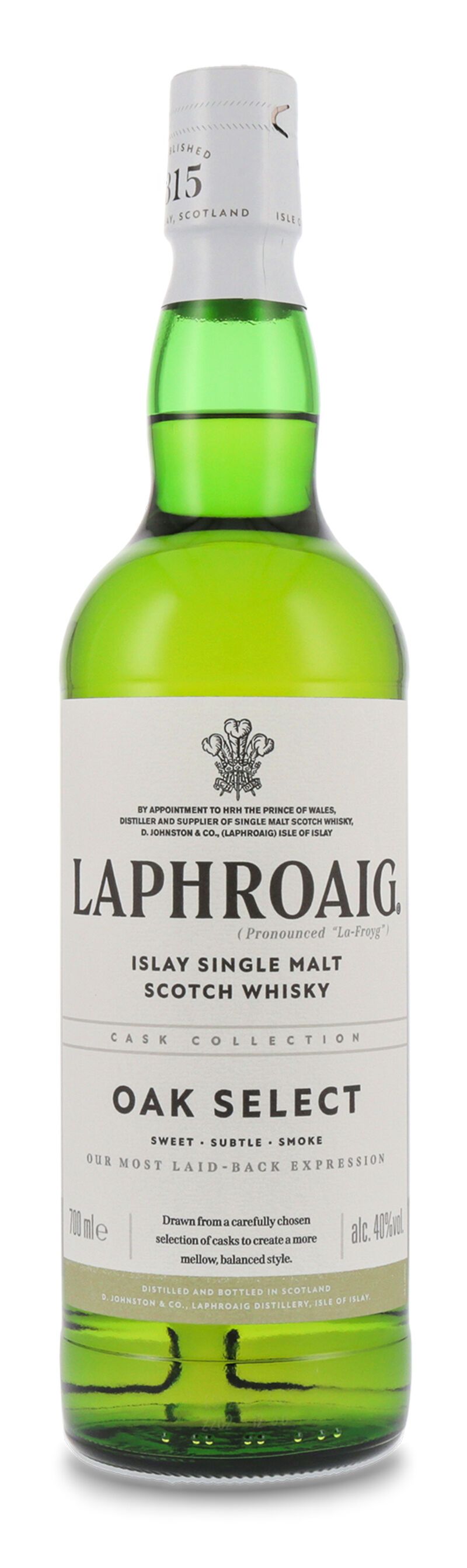 Laphroaig Select Single Malt Islay Whisky 40% vol. 0,70l B-Ware