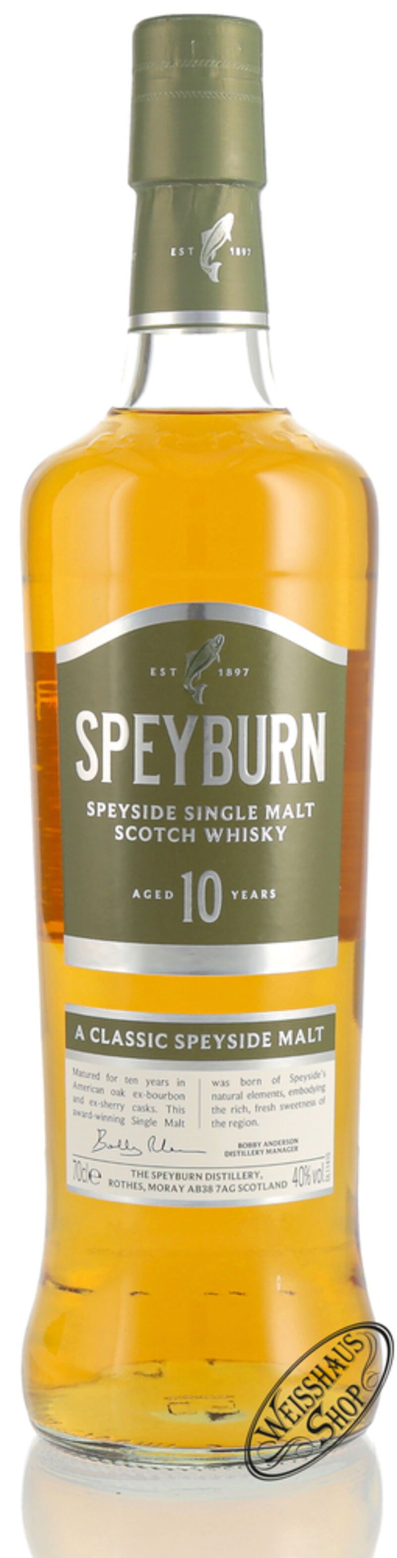 Speyburn 10 YO Whisky 40% vol. 0,70l
