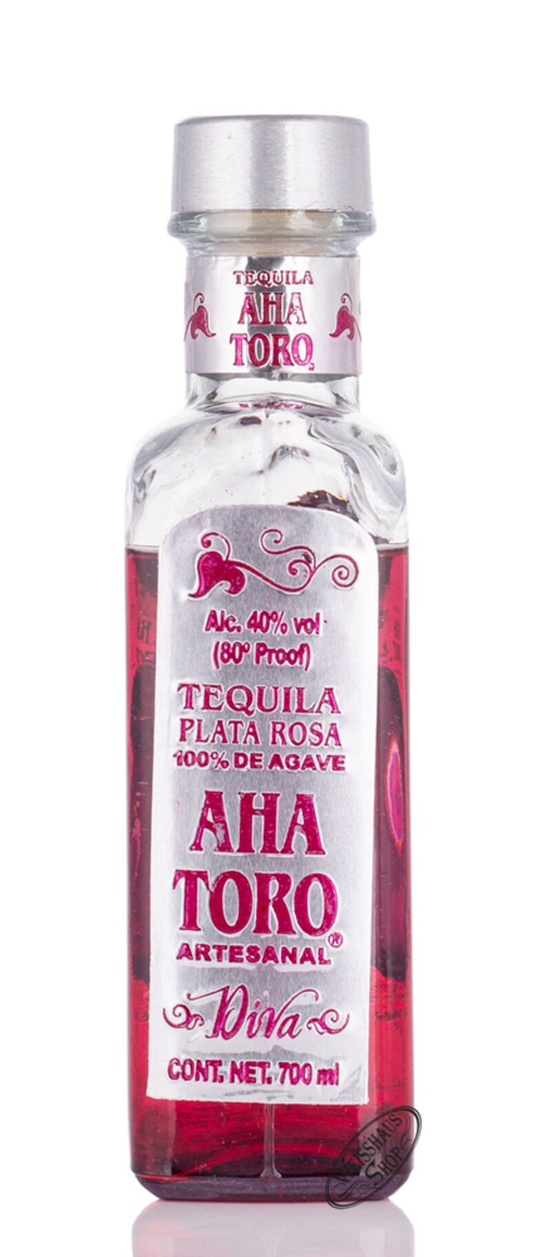 Aha Toro Diva Plata Tequila 40% vol. 0,70l