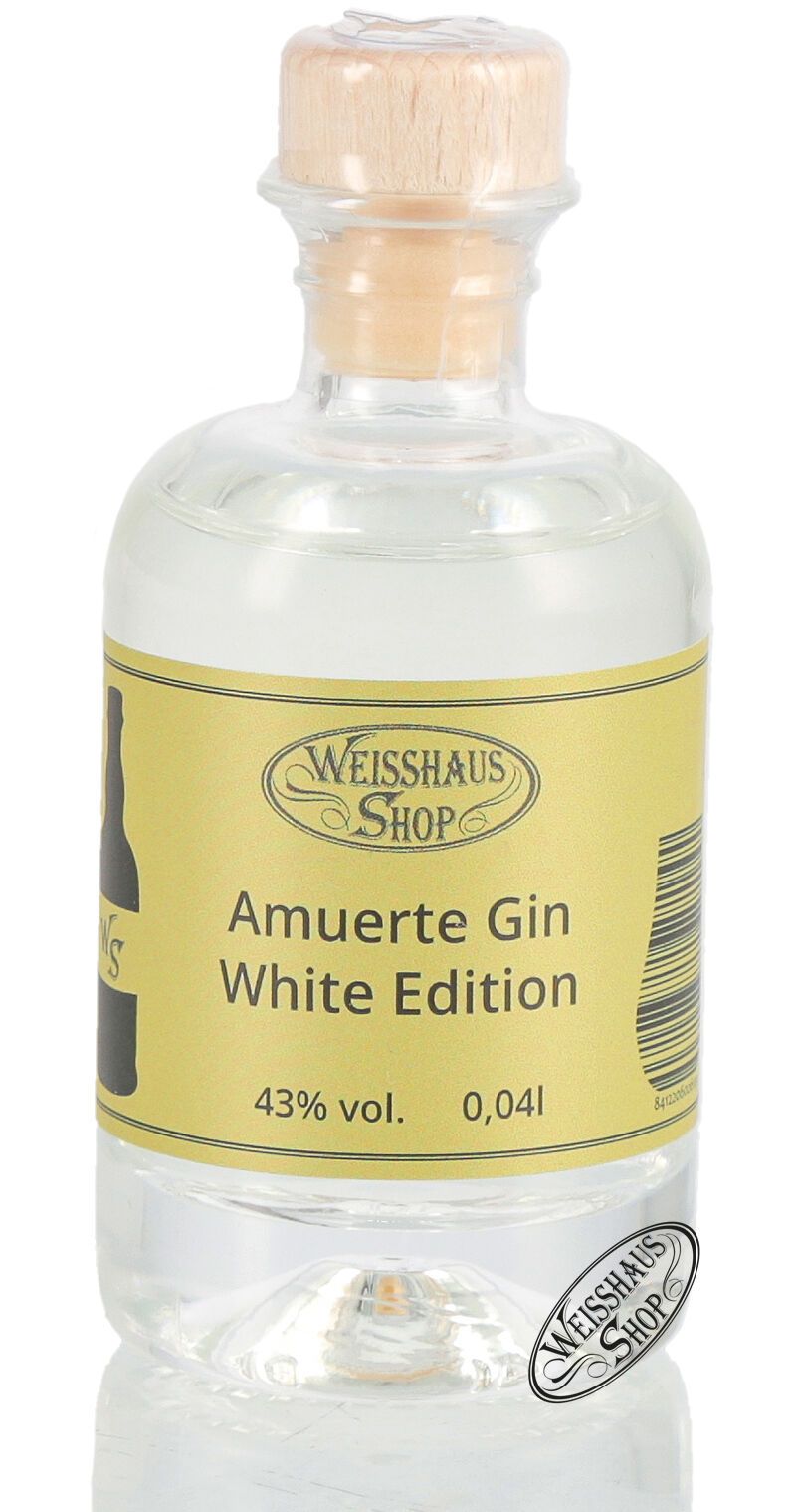 Amuerte Gin White Edition 43% vol. 0,04l Weisshaus Sample Amuerte Gin White Edition 43% vol. 0,04l Weisshaus Sample