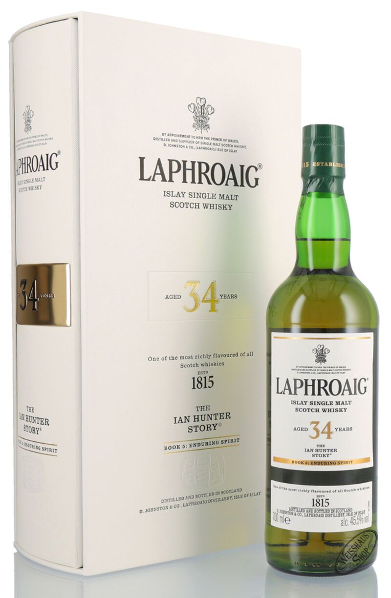 Laphroaig 34 YO Ian Hunter Edition #5 Whisky 45,5% vol. 0,70l Laphroaig 34 YO Ian Hunter Edition #5 Whisky 45,5% vol. 0,70l