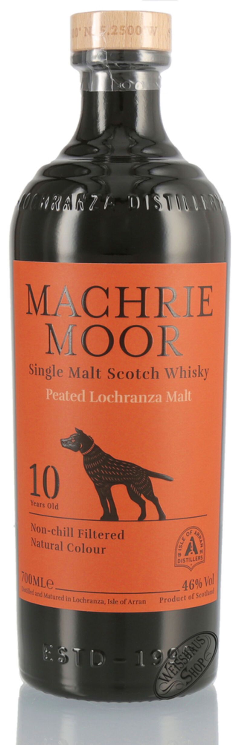 The Arran Machrie Moor 10 YO Peated Malt Whisky 46% vol. 0,70l