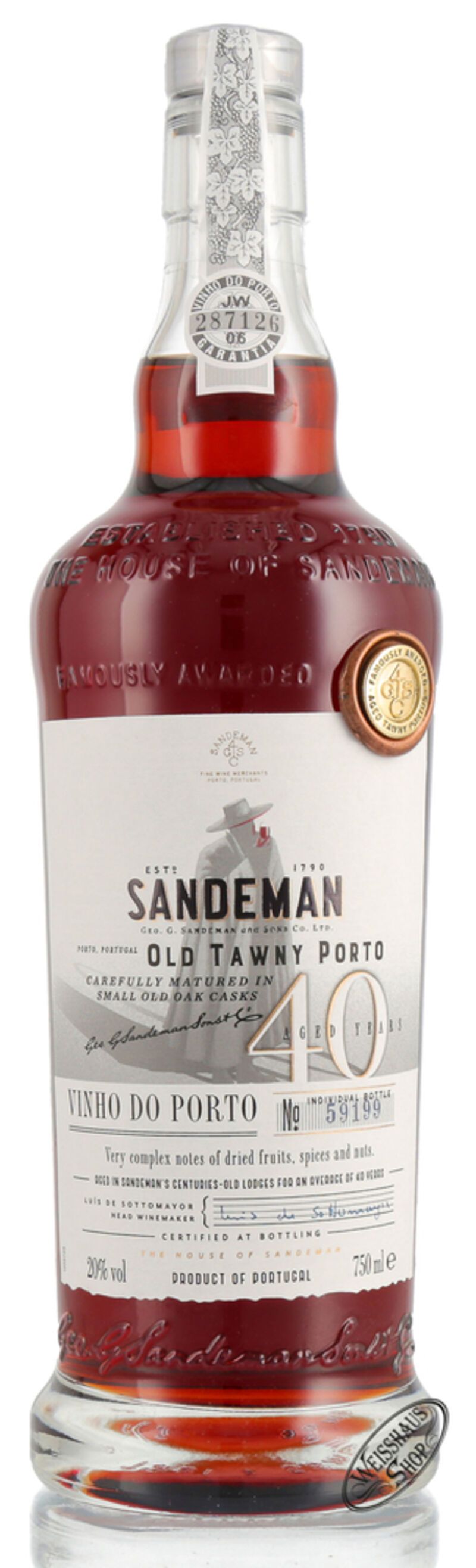 Sandeman 40 YO Tawny Port 20% vol. 0,75l Sandeman 40 YO Tawny Port 20% vol. 0,75l