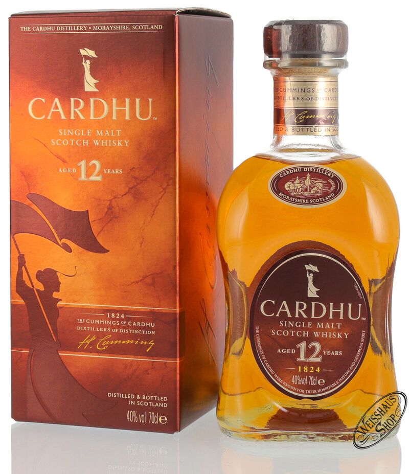 Cardhu 12 YO Whisky 40% vol. 0,70l