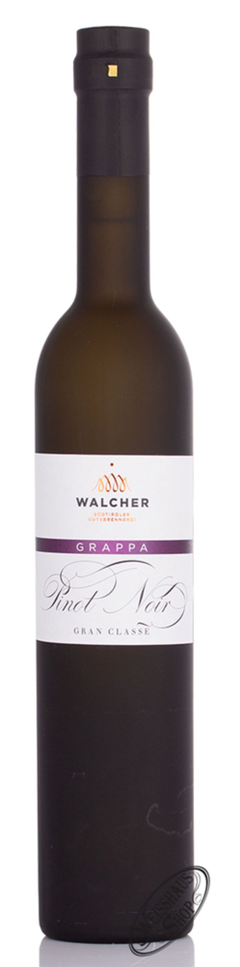 Walcher Grappa Pinot Noir 40% vol. 0,50l